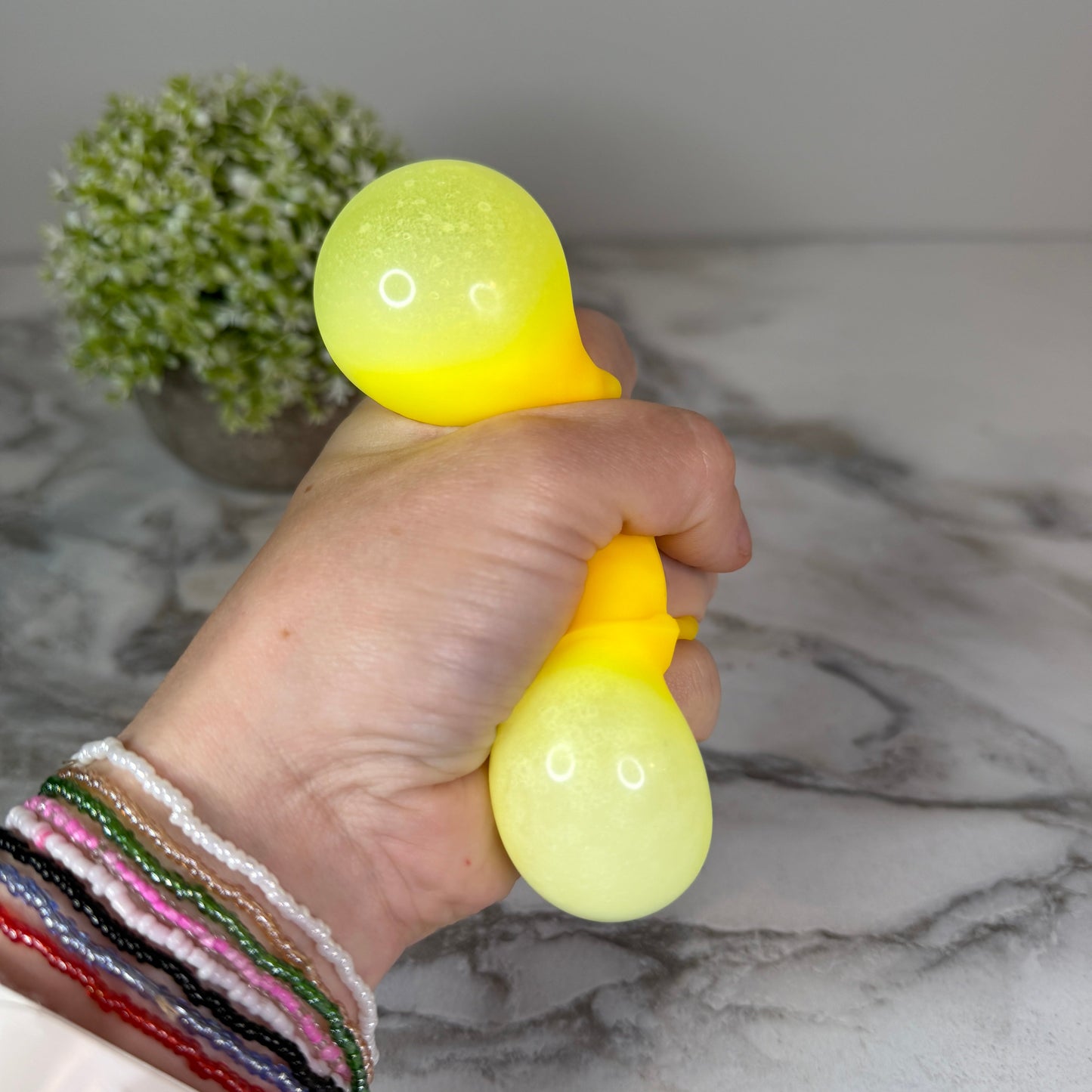 Stress Squishy Toy - Cheese Cube, Small