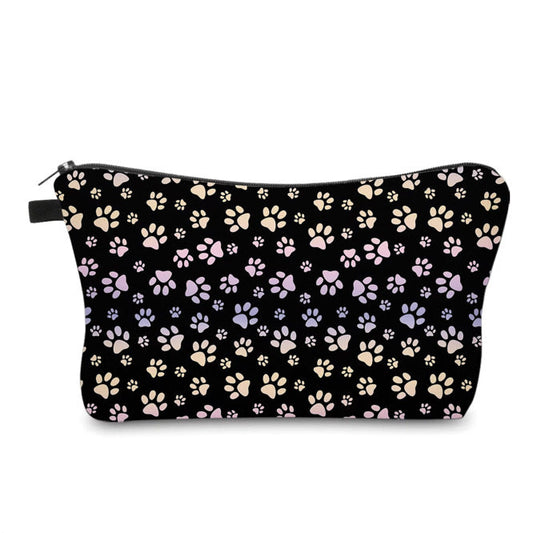 Pouch - Dog Cat Paw Pink Purple Ombre