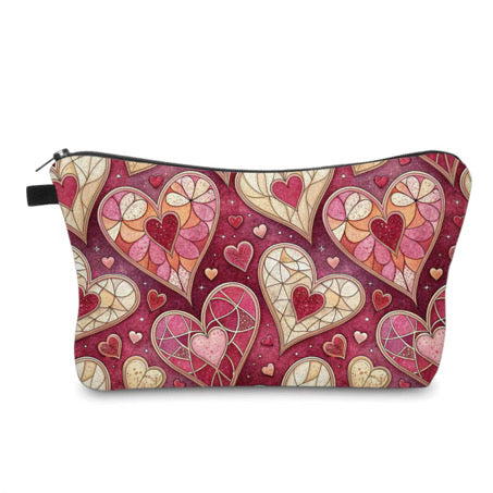 Pouch - Heart, Stained Glass