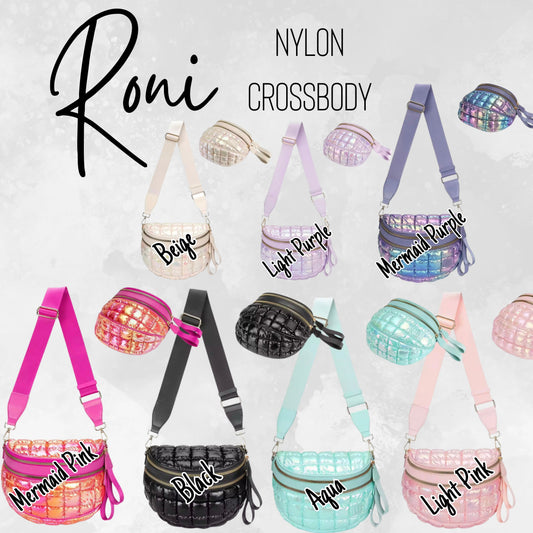 The Roni Nylon Crossbody - Puffer