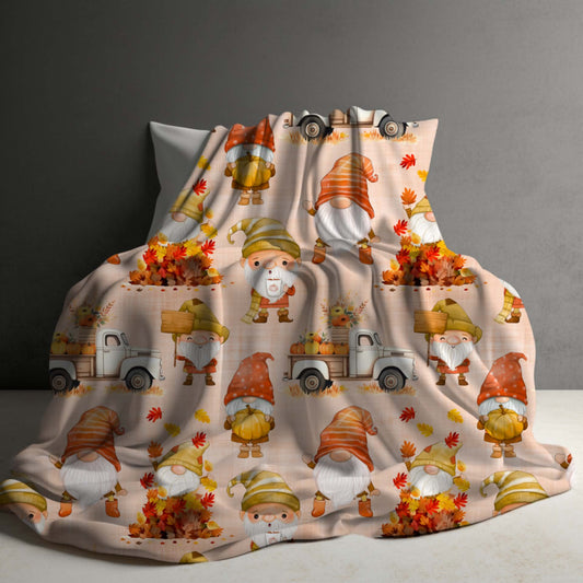 Halloween Blanket #32 - Fall Gnomes