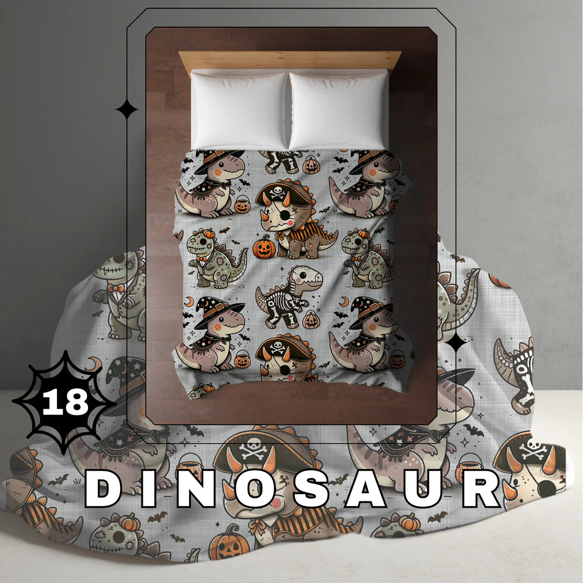 Halloween Blanket #18 - Dinosaur