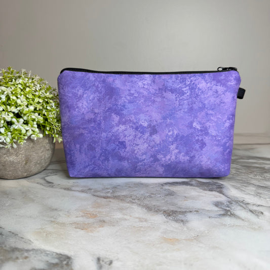 Pouch - Solid, Purple Acid Wash