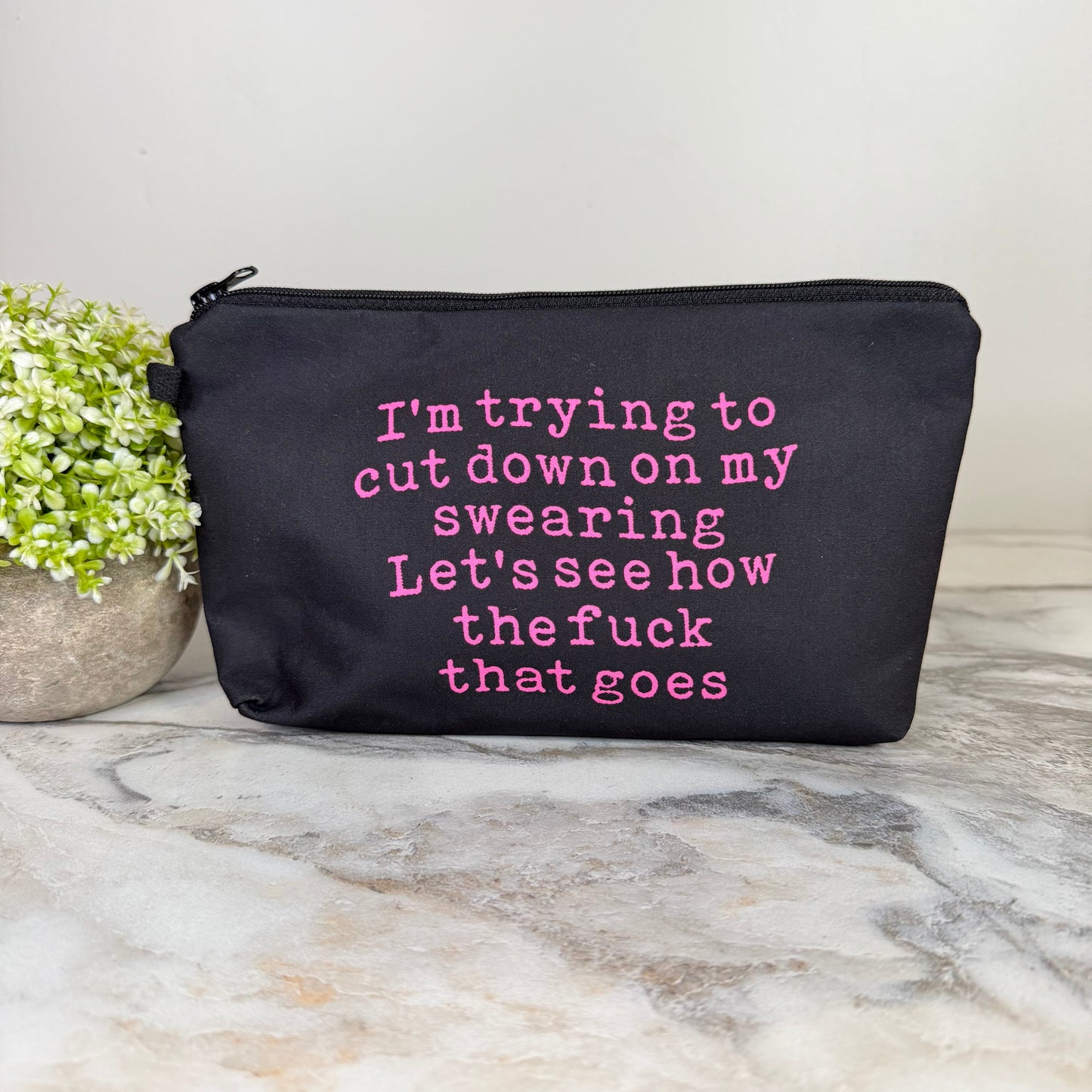 Pouch - Humor Adult, Cut Down Swearing