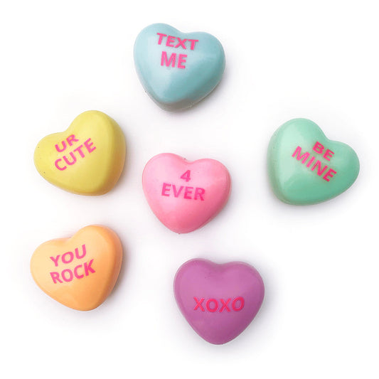 Sticky Bubble Blobbies Toy - Conversation Hearts
