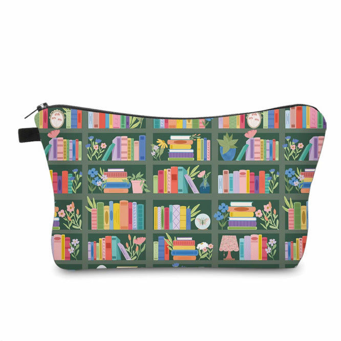 Pouch - Book Bookshelf Green