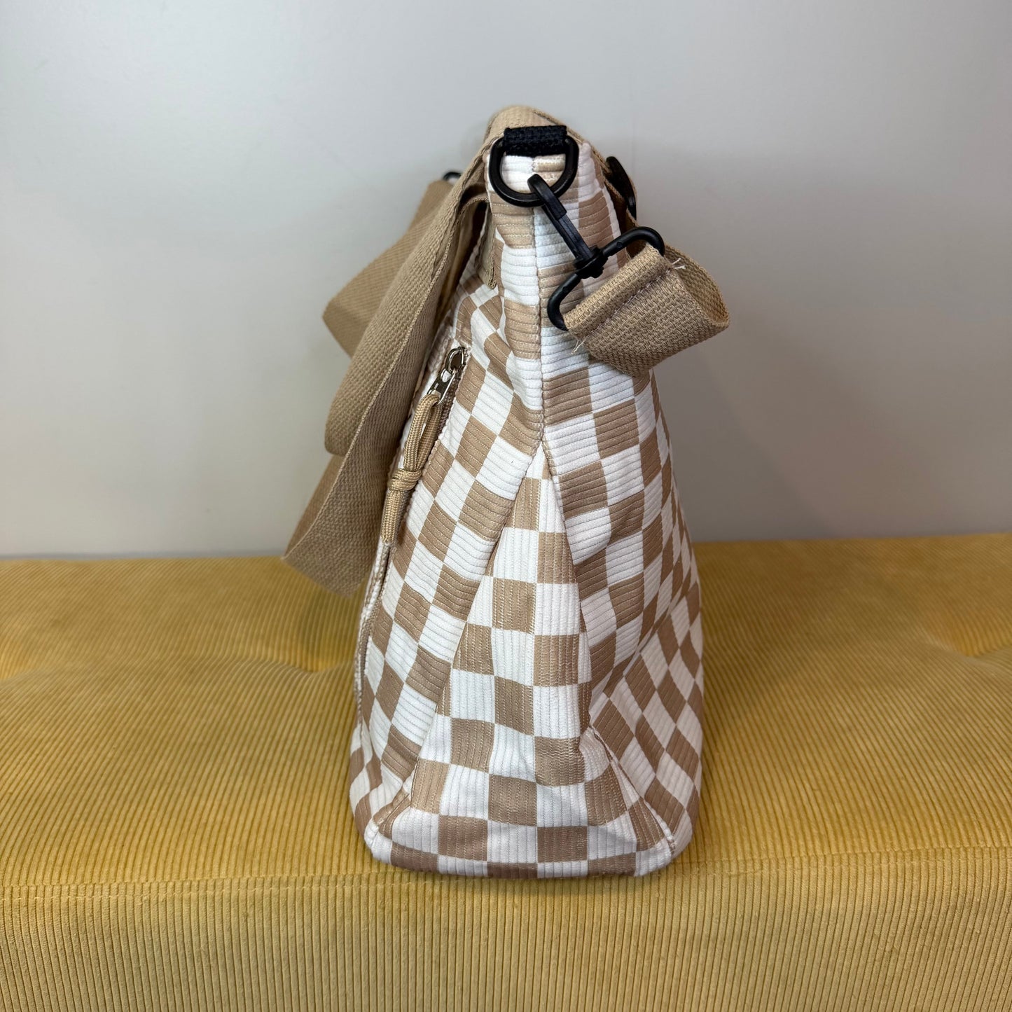 Caitlin Handbag - Corduroy Checker