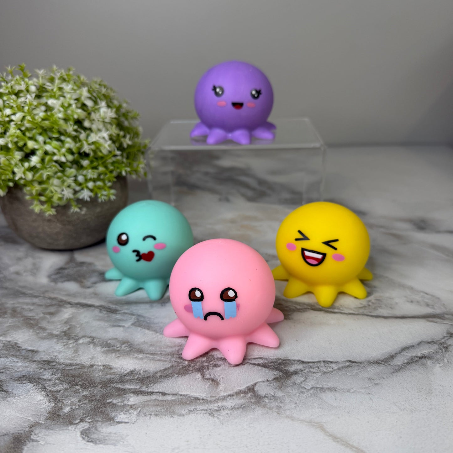 Squishy Toy - Octopus + Faces