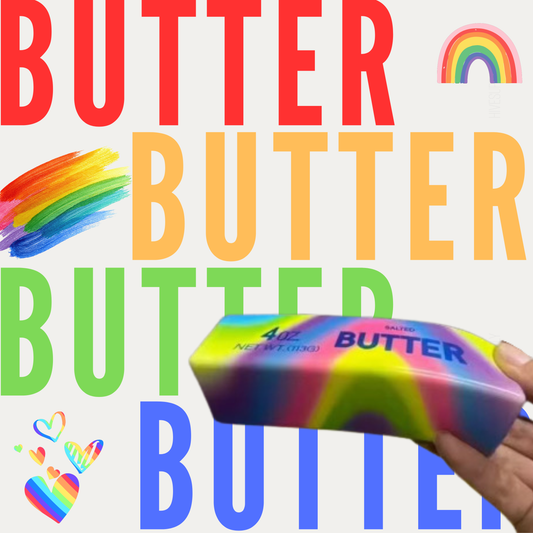 Squishy Toy - Butter Rainbow