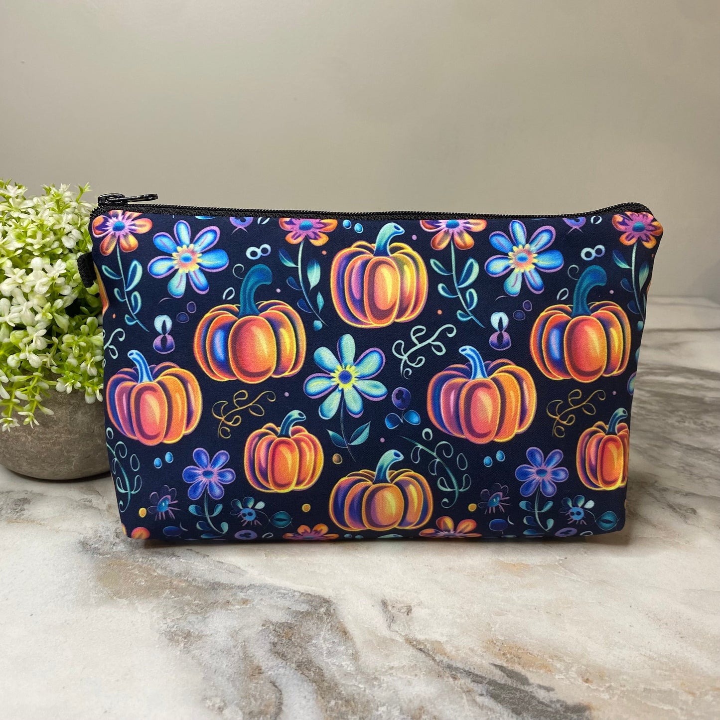 Pouch - Halloween Fall, Glowing Pumpkins