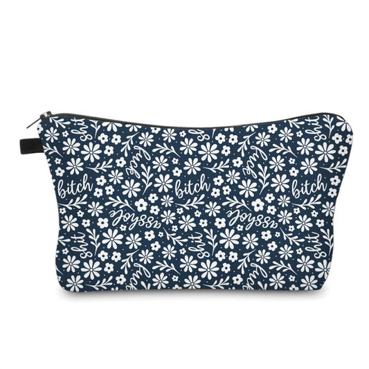 Pouch - Humor Adult, Floral Swear Words