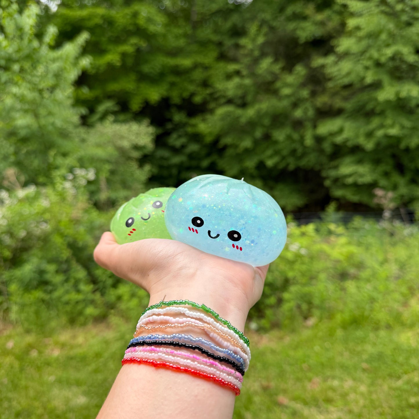 Squishy Toy - Viral Dumpling, Glow In The Dark - PREORDER