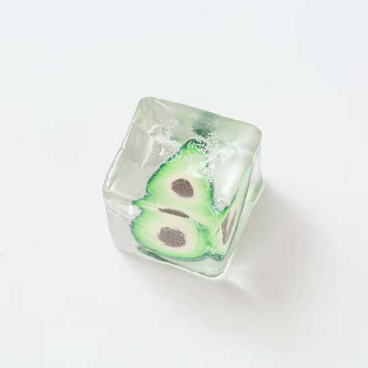 Ice Cube Squishy Toy - Clear Charm - PREORDER