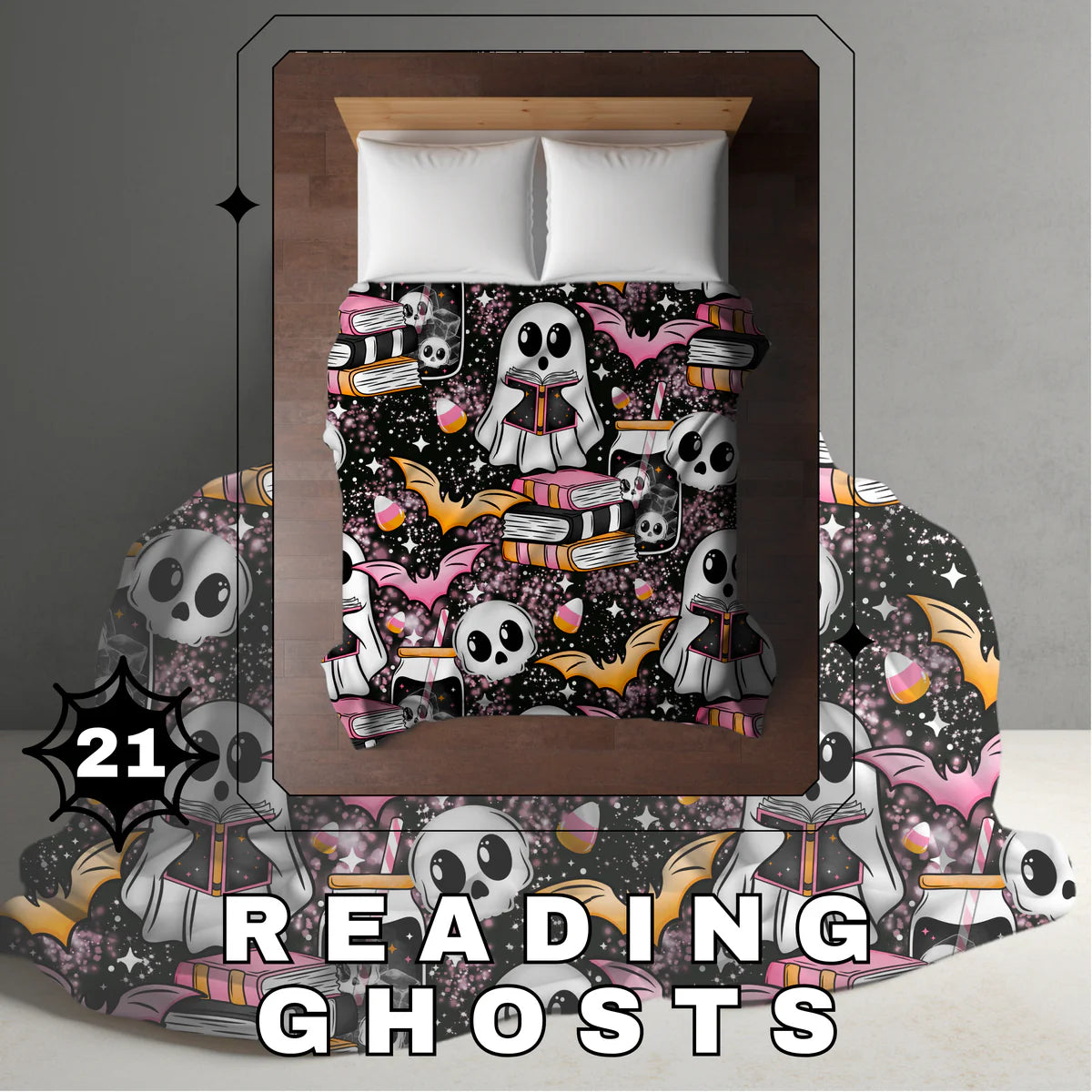 Halloween Blanket #21 - Reading Ghosts