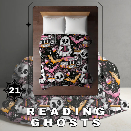 Halloween Blanket #21 - Reading Ghosts