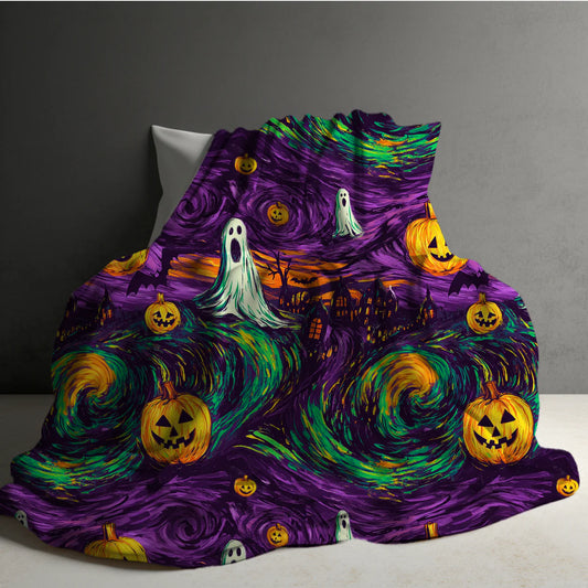 Halloween Blanket #6 - Gogh Scream