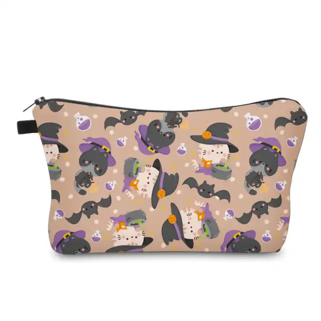 Pouch - Halloween Fall, Cat Witch
