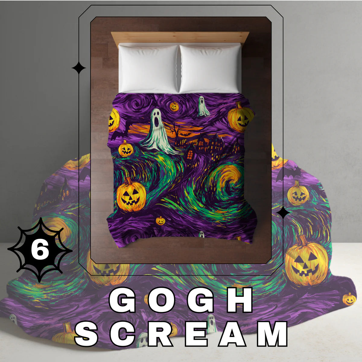 Halloween Blanket #6 - Gogh Scream