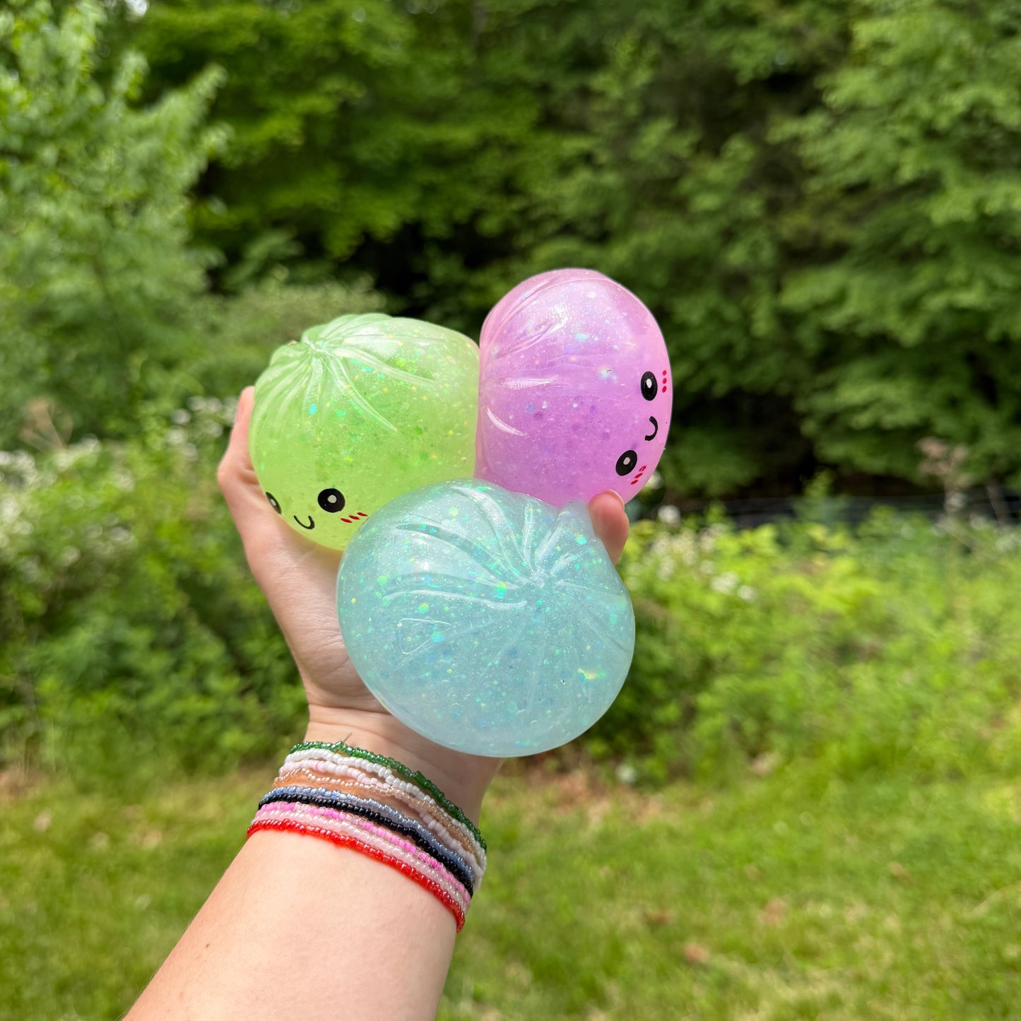 Squishy Toy - Viral Dumpling, Glow In The Dark - PREORDER
