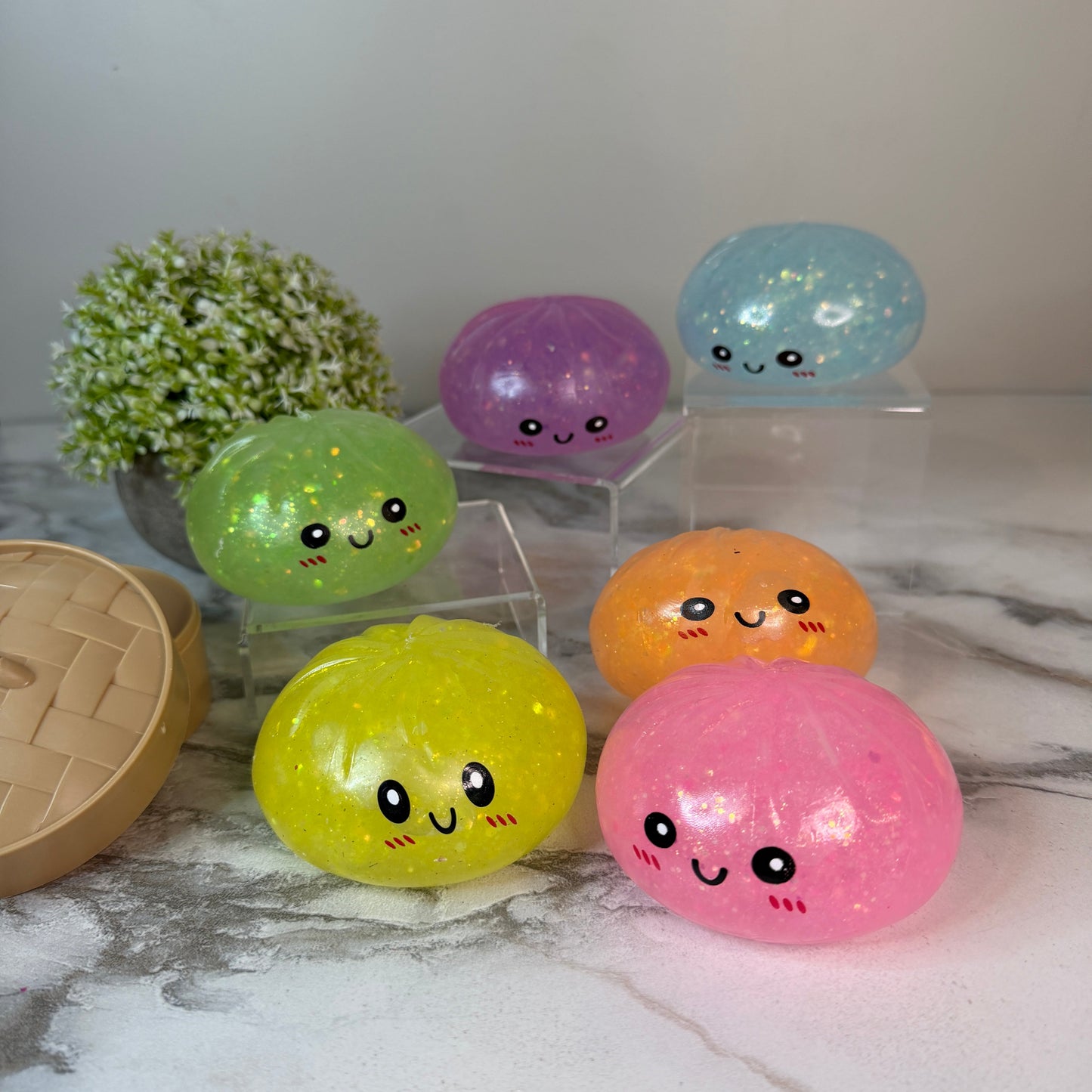 Squishy Toy - Viral Dumpling, Glow In The Dark - PREORDER