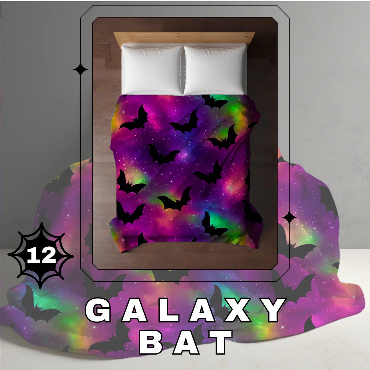 Halloween Blanket #12 - Galaxy Bat