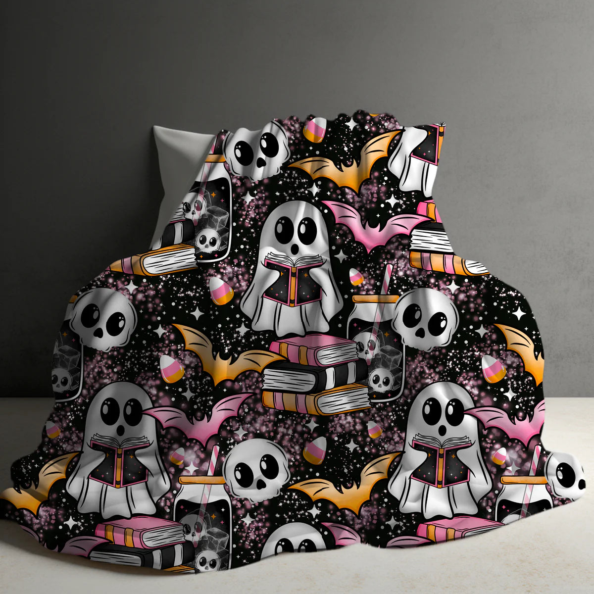 Halloween Blanket #21 - Reading Ghosts