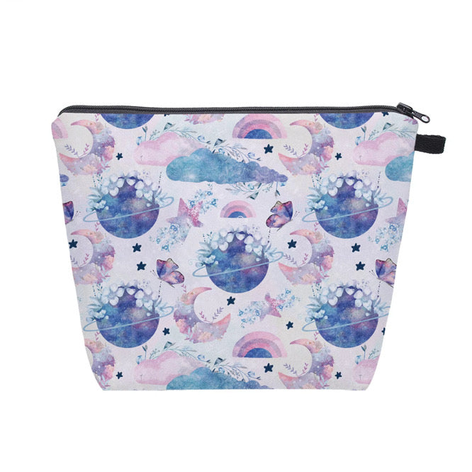 Pouch XL - Floral, Sky Moon Butterfly