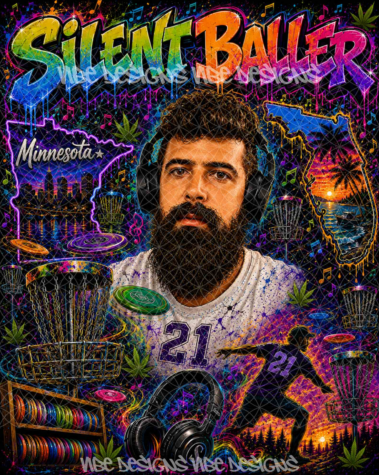 Silent Baller - Disc Golf 420 (Unisex)