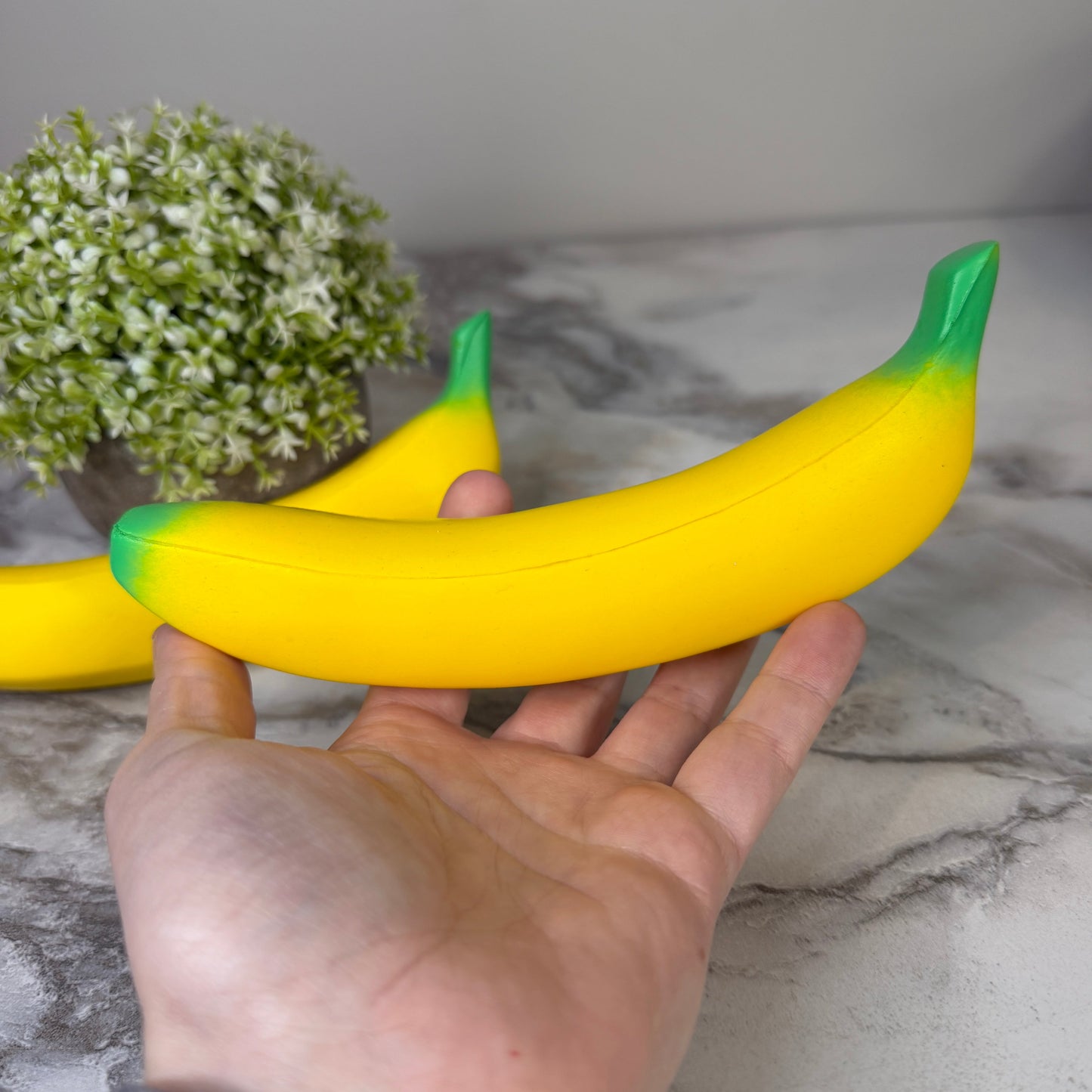 Stress Squishy Toy - Banana + Green