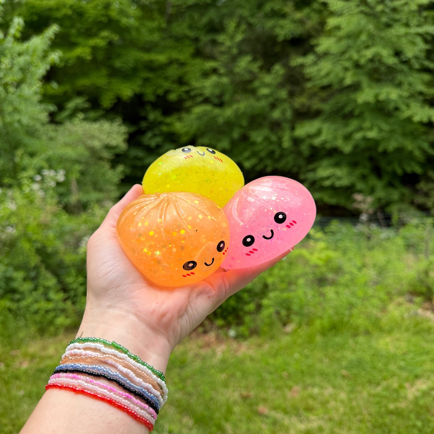 Squishy Toy - Viral Dumpling, Glow In The Dark - PREORDER