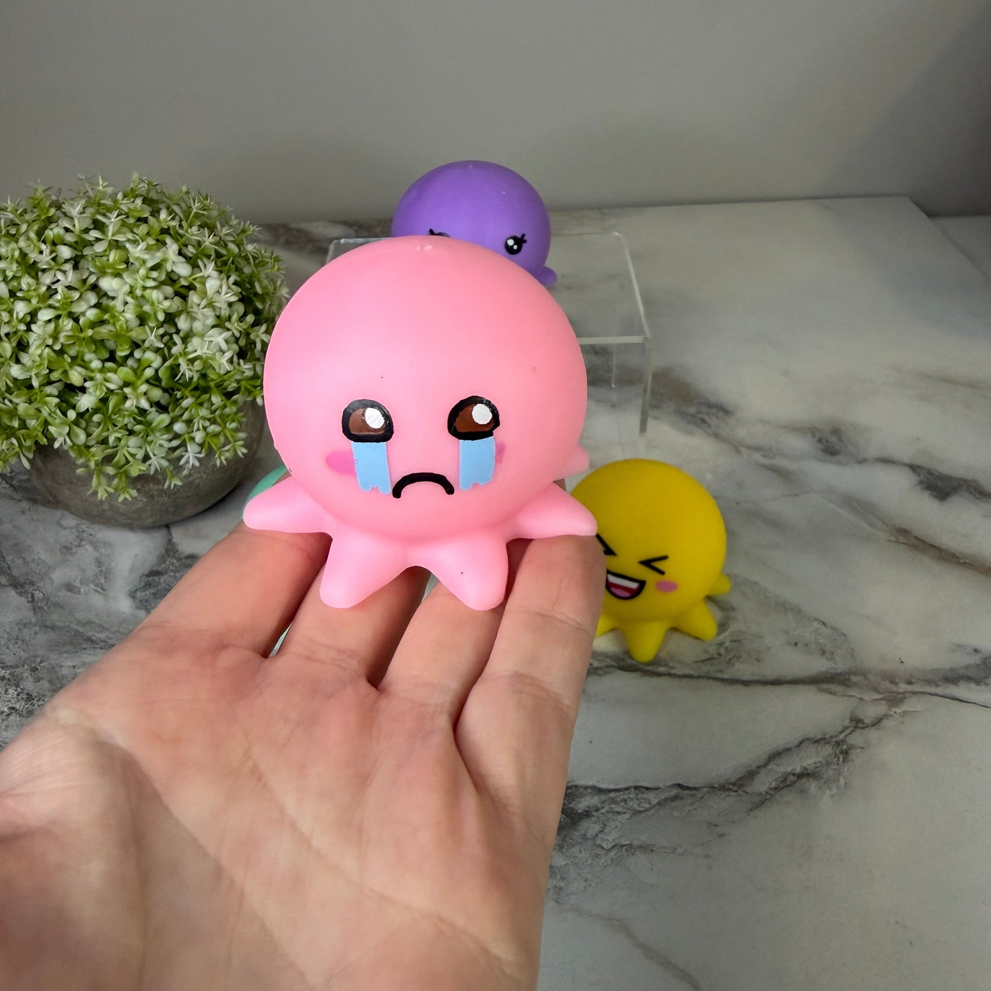 Squishy Toy - Octopus + Faces