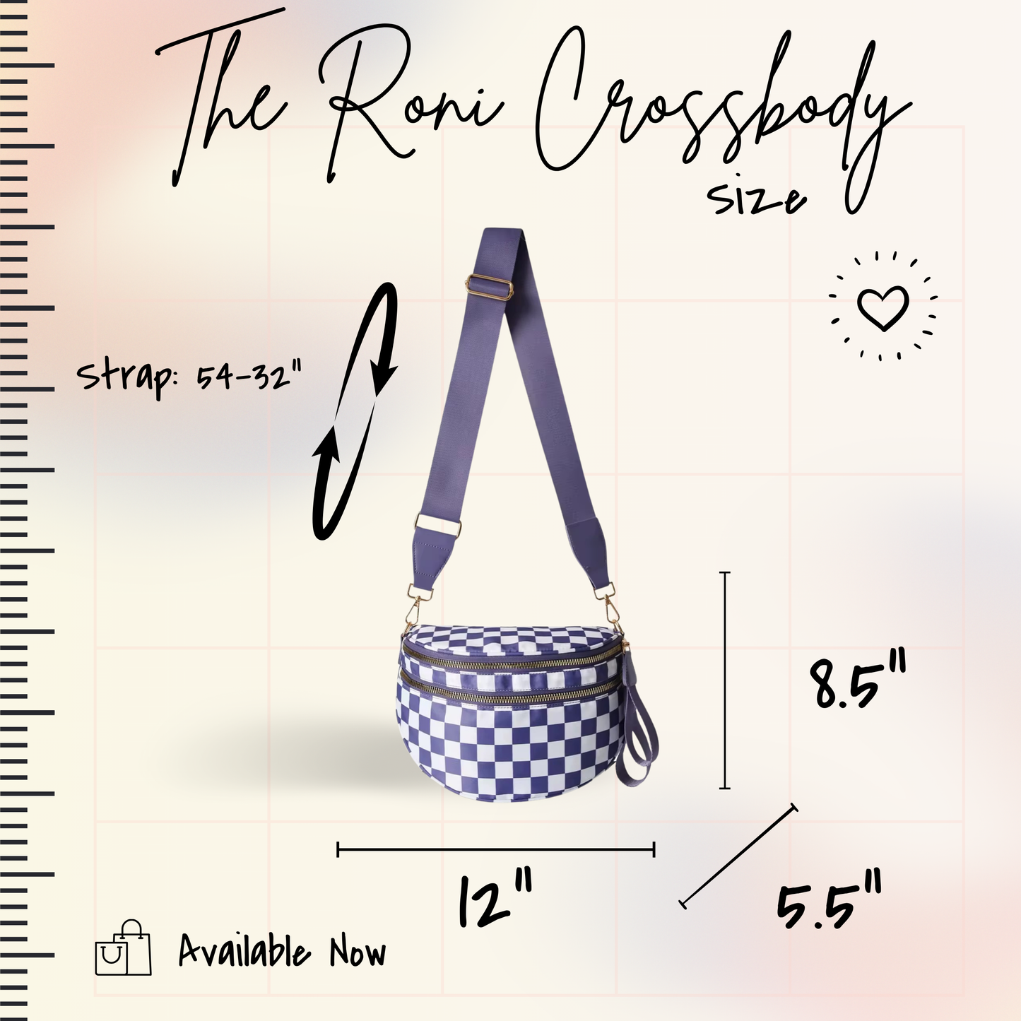 The Roni Nylon Crossbody - Rainbow Dandelion