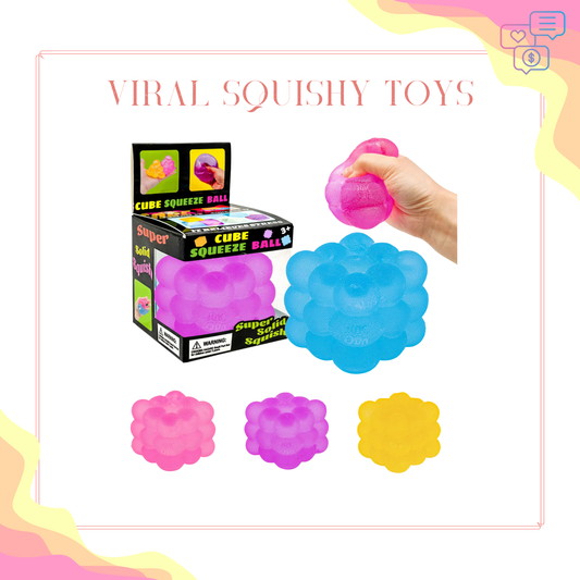Squishy Toy - Cube - PREORDER