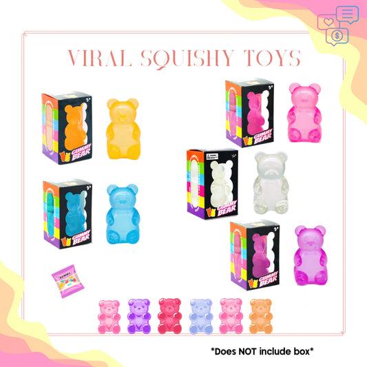 Squishy Toy - Gummy Bear - PREORDER