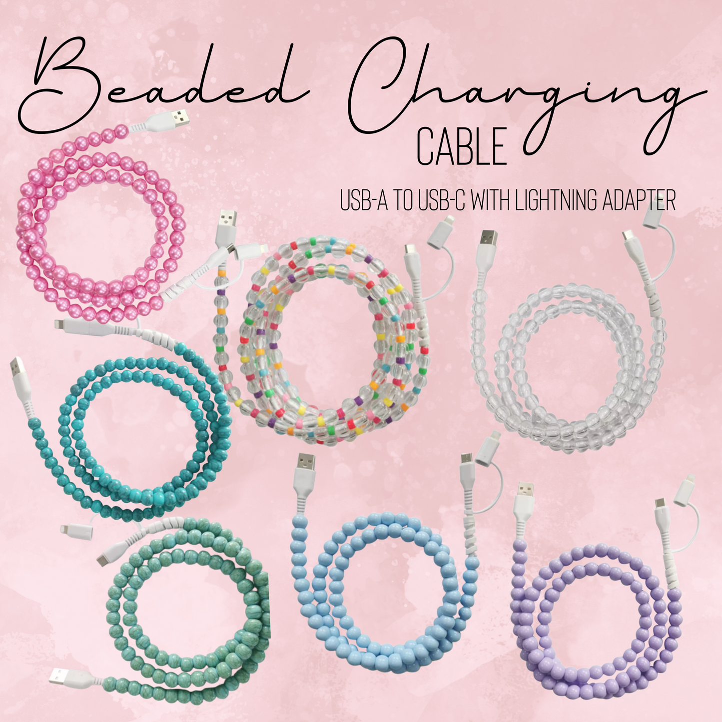 Charging Charger Cord - Beaded #2